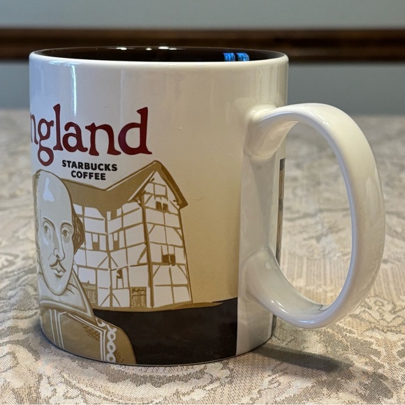 Starbucks Global Icon City Collector Series England Shakespeare Mug 2014 16oz - Picture 2 of 9